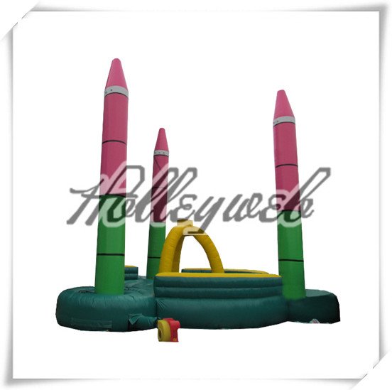 Hot Sale Inflatable Bungee Jump/Inflatable Trampoline For Bungee Games
