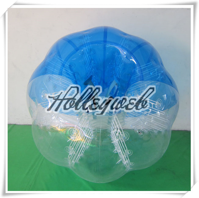 Bubble Football Suits Bubble Soccer Equipment Bumper Ball Body Zorbing Ball Blue & Clear