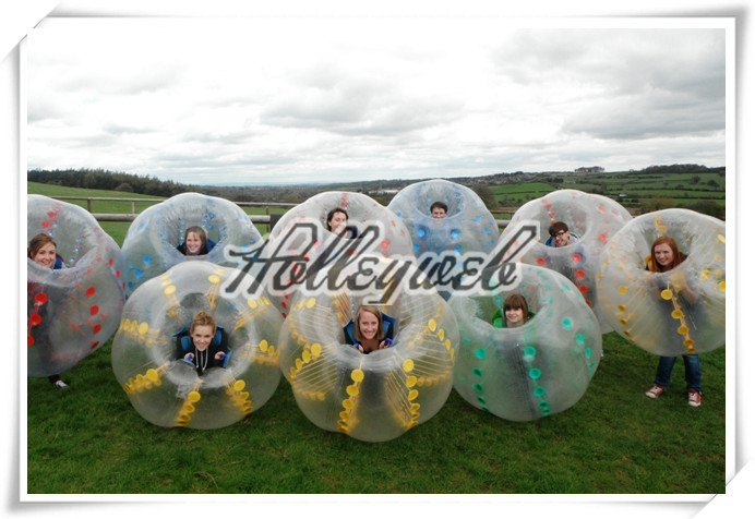 Super Funny Ball In Garden Diam1.5M Inflatable Body Zorb / Zorbing Bumper Ball