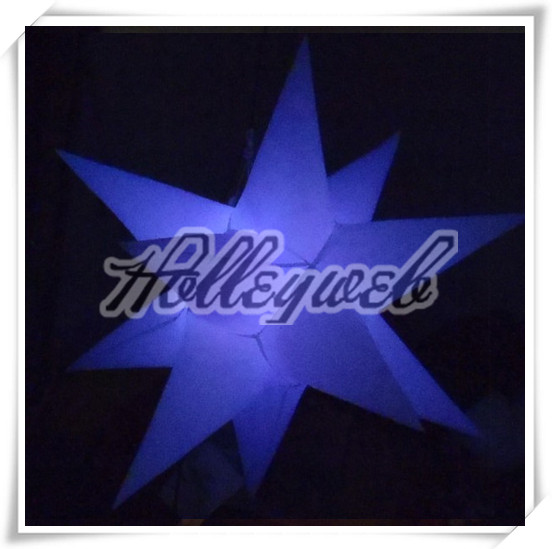 16 Colour Party Decoration White LED Inflatable Lighting Star
