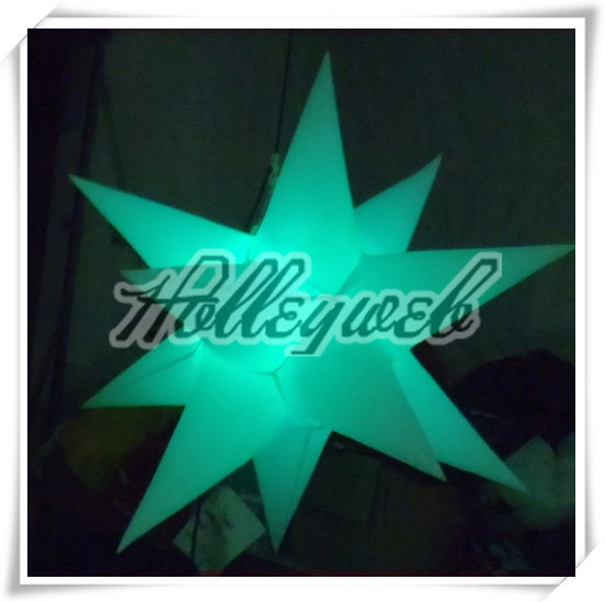 16 Colour Party Decoration White LED Inflatable Lighting Star