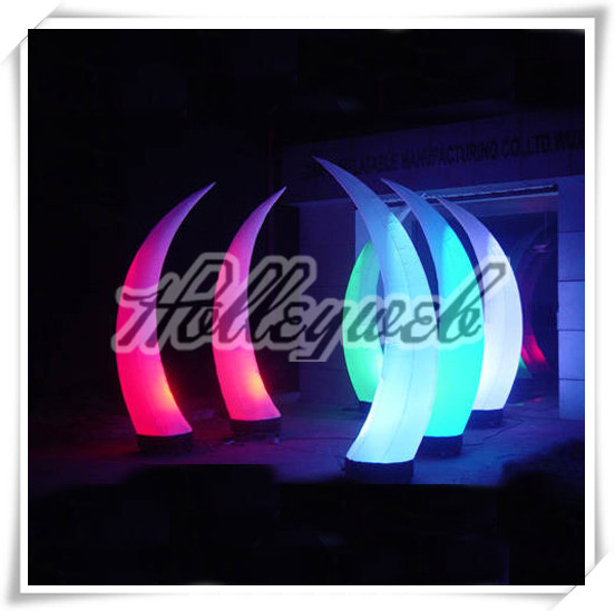 Flexible Charming Holiday Decoration Prism Inflatable Light Tower For Selling
